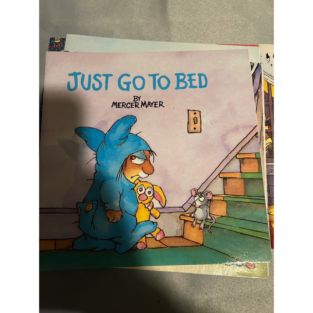 Mercer Mayer Little Critter Book Lot of 6 Christmas Halloween Easter Mad Bed - Picture 6 of 8
